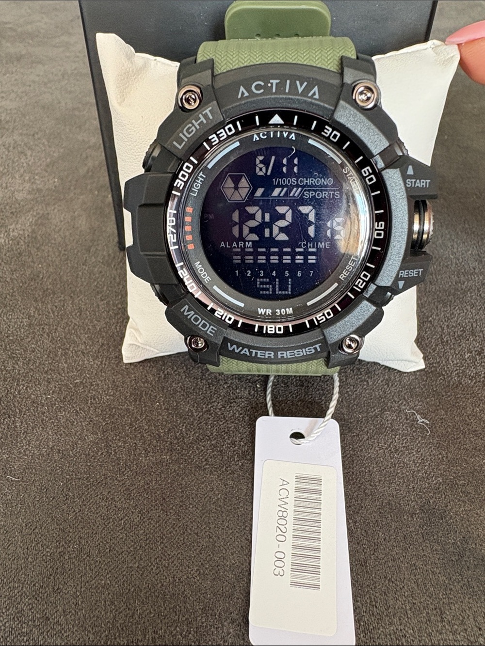 Ativa Men's Digital Outdoor Watch - Olive Green & Black - Picture 2 of 2